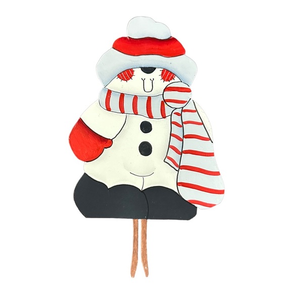 Holiday Snowman Decal Clip - Picture 1 of 10